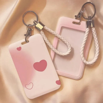 1 Piece Gradient Pink Color Kpop Photocard Holder